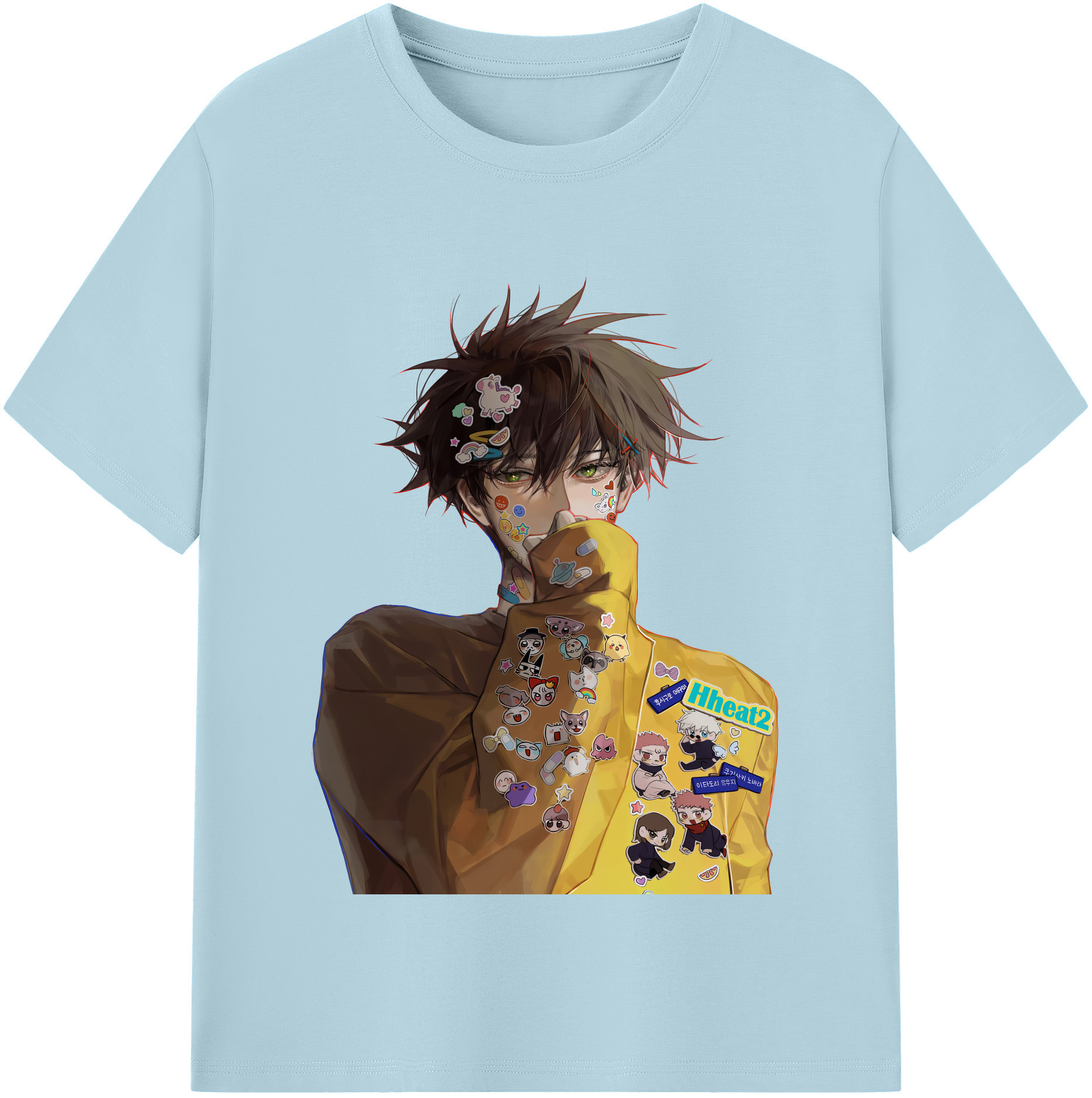 （画像用） 呪術廻戦 Jujutsu Kaisen 綿100％半袖Tシャツ（フロントプリント）